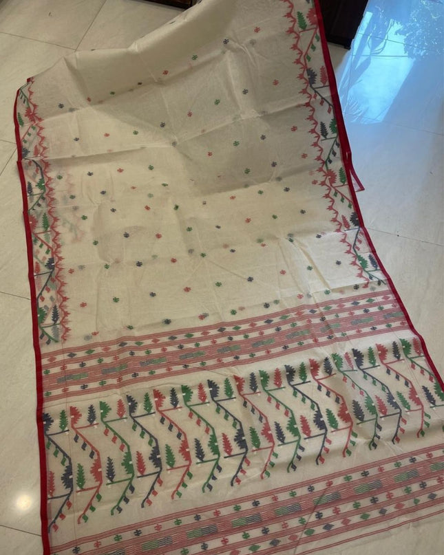 Tantuja Jamdani Pure Cotton Semi