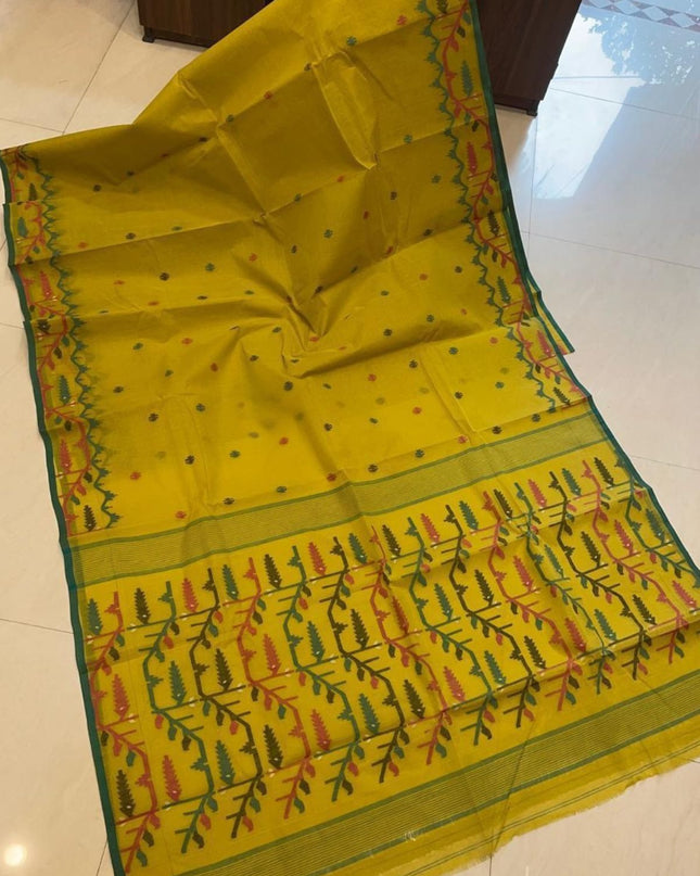 Tantuja Jamdani Pure Cotton Semi