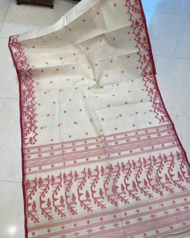 Tantuja Jamdani Pure Cotton Semi