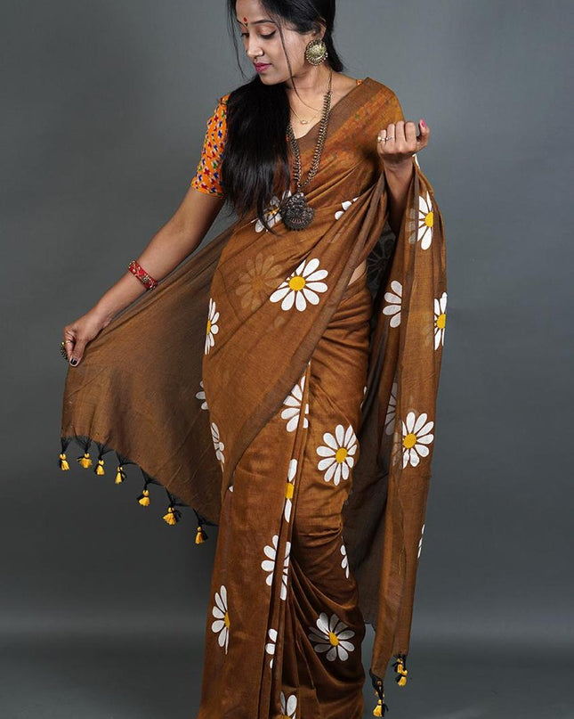 khadi Cotton Saree