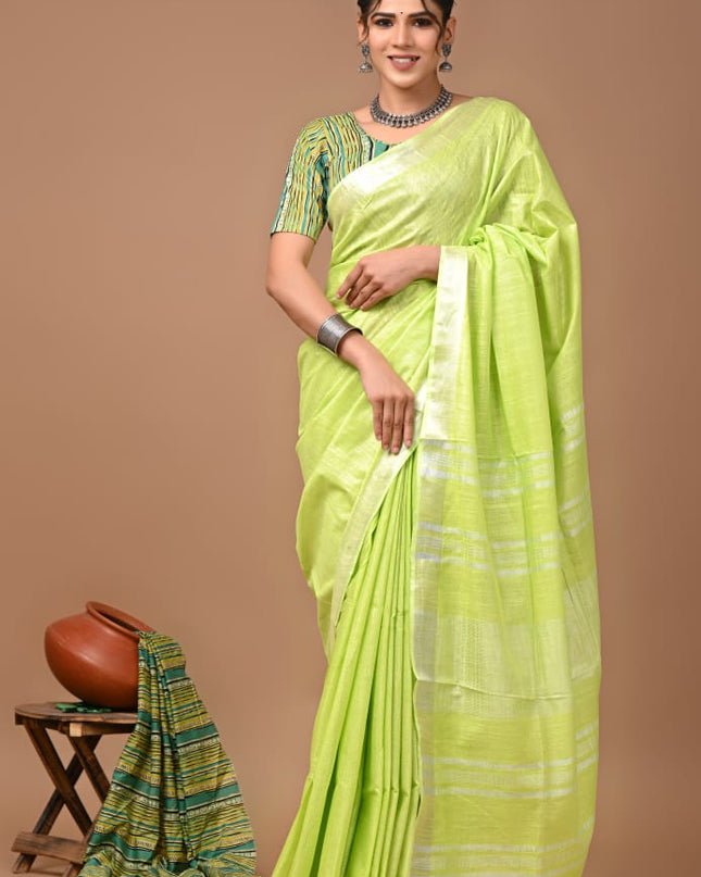 Vagolpuri linen Saree
