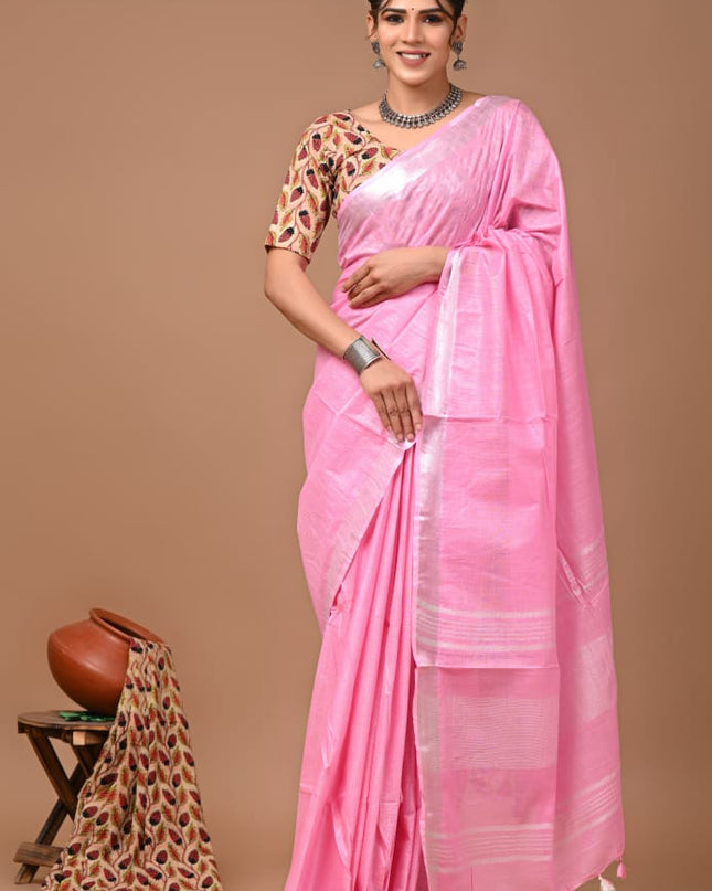 Vagolpuri linen Saree