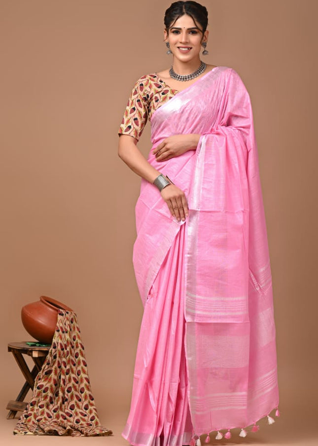 Vagolpuri linen Saree