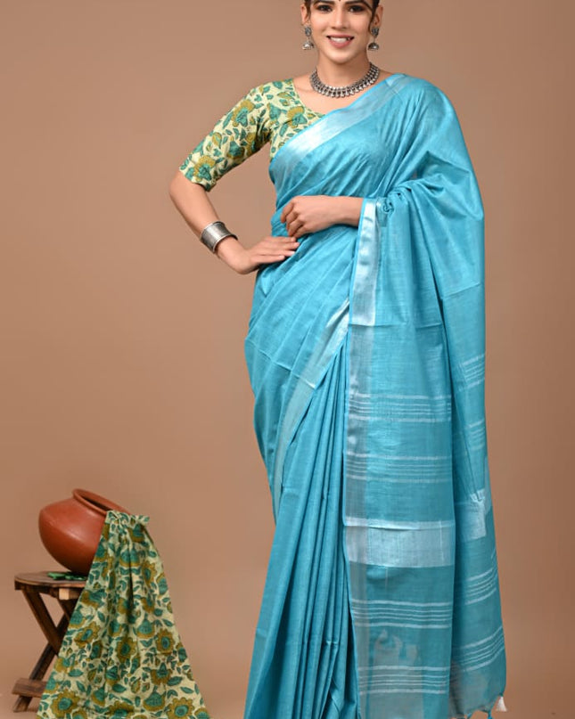 Vagolpuri linen Saree