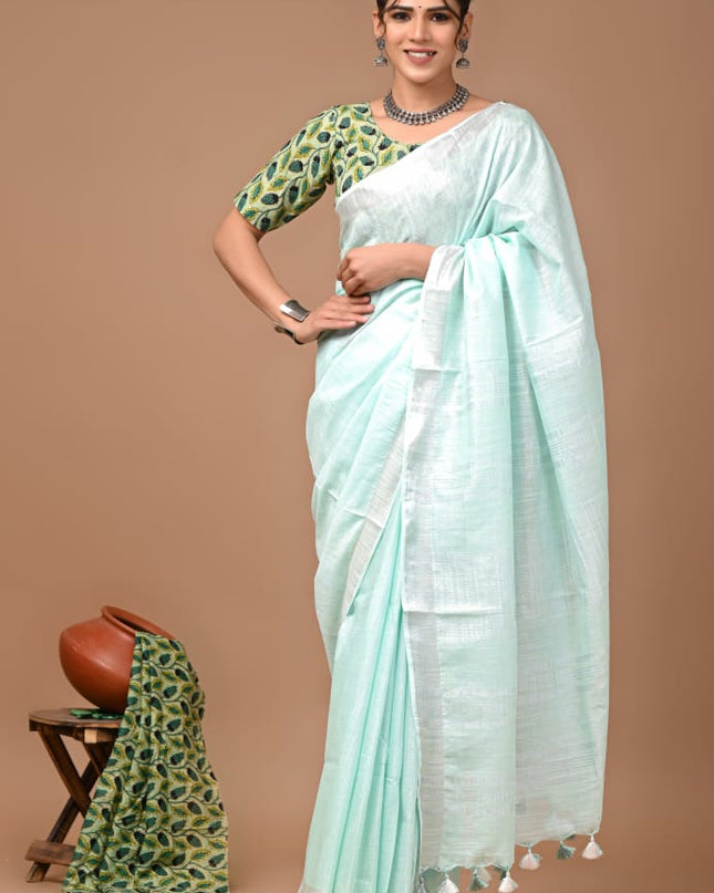 Vagolpuri linen Saree