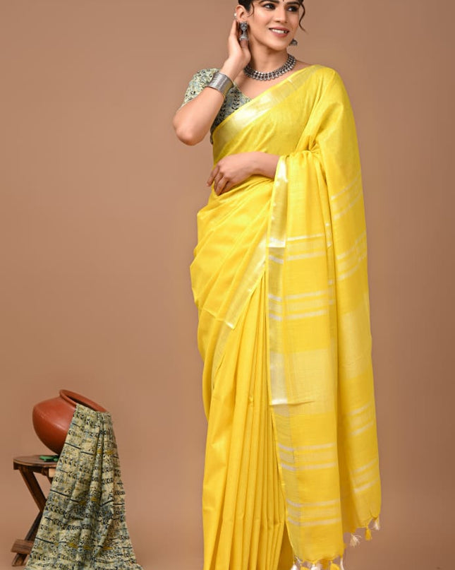 Vagolpuri linen Saree