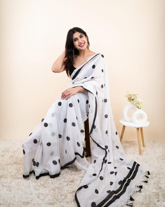 Handloom Pure Mul Cotton