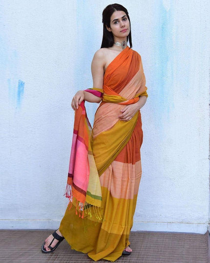Handloom Pure Mul Cotton