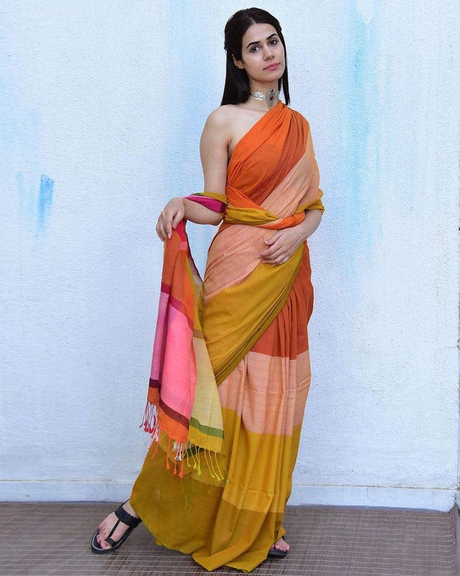 Handloom Pure Mul Cotton