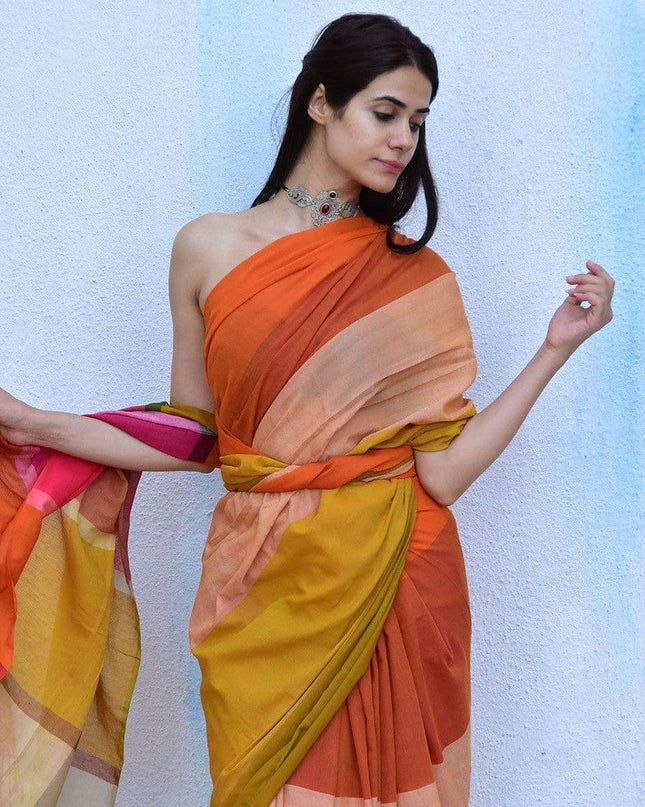 Handloom Pure Mul Cotton