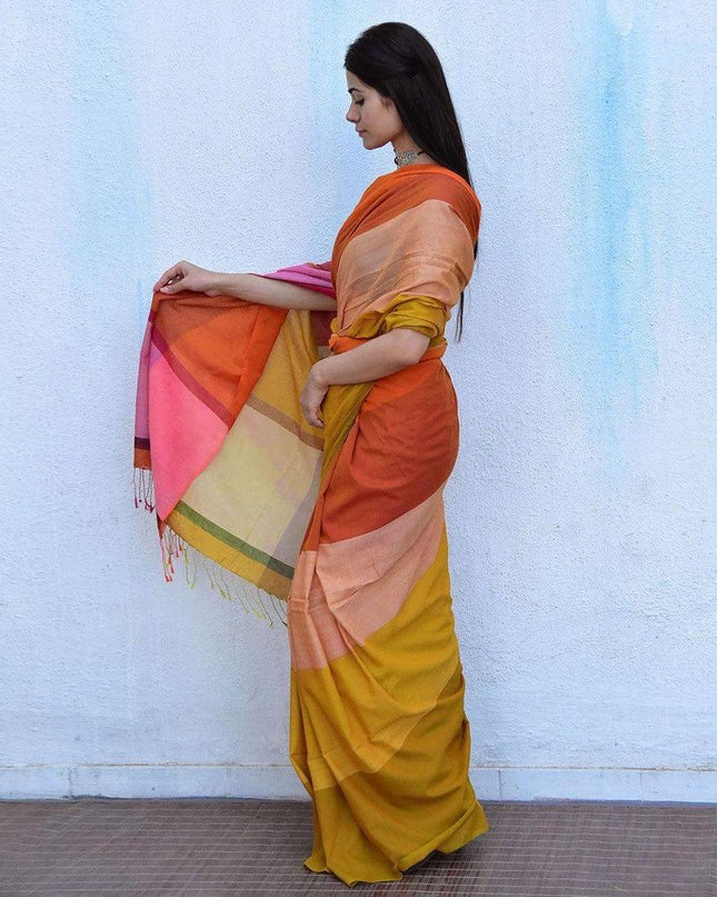 Handloom Pure Mul Cotton