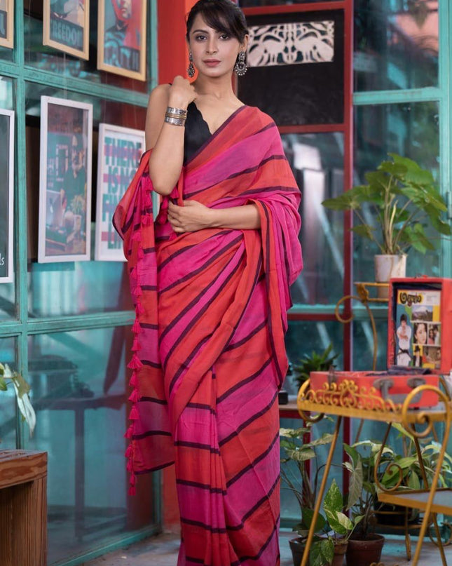 Handloom Pure Mul Cotton