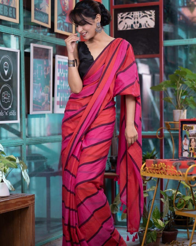 Handloom Pure Mul Cotton