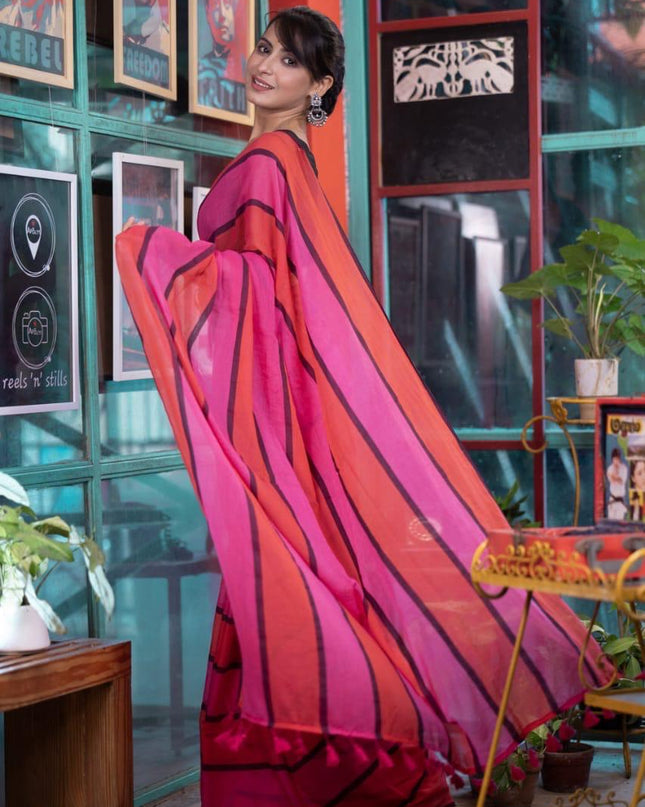 Handloom Pure Mul Cotton