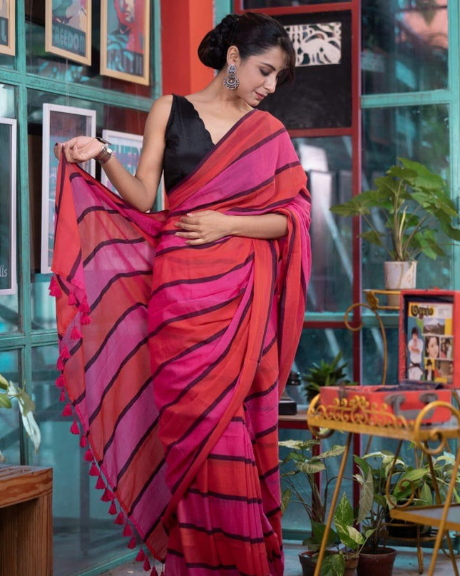 Handloom Pure Mul Cotton