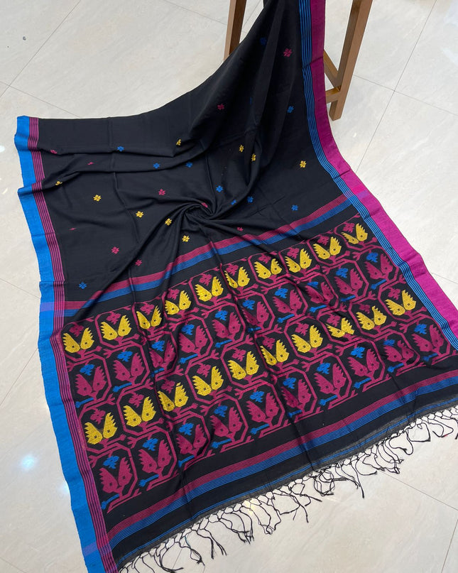 Khadi Handloom Jamdani Saree