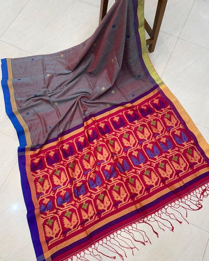 Khadi Handloom Jamdani Saree