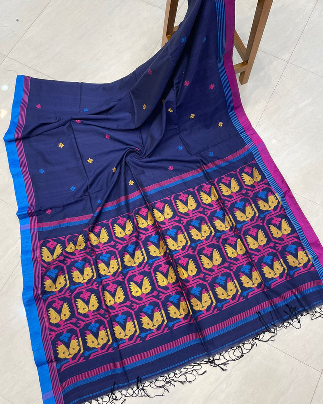 Khadi Handloom Jamdani Saree