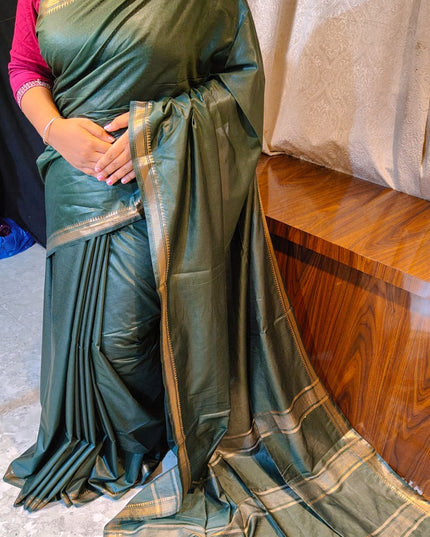Mangalgiri Silk Zari Border Saree