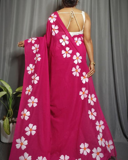 Khadi Shuli Bordar Printed