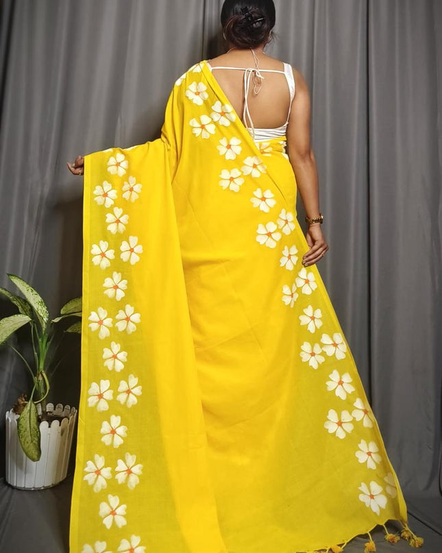Khadi Shuli Bordar Printed