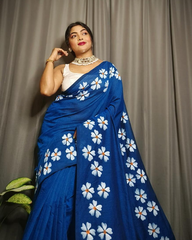Khadi Shuli Bordar Printed