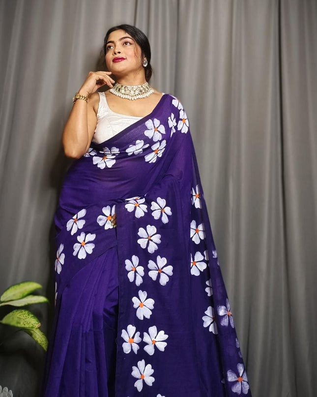 Khadi Shuli Bordar Printed