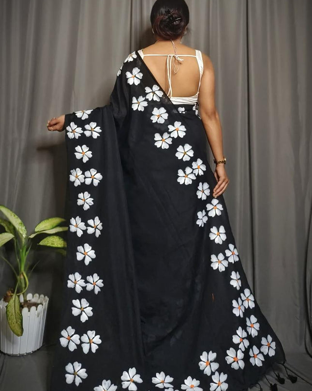 Khadi Shuli Bordar Printed