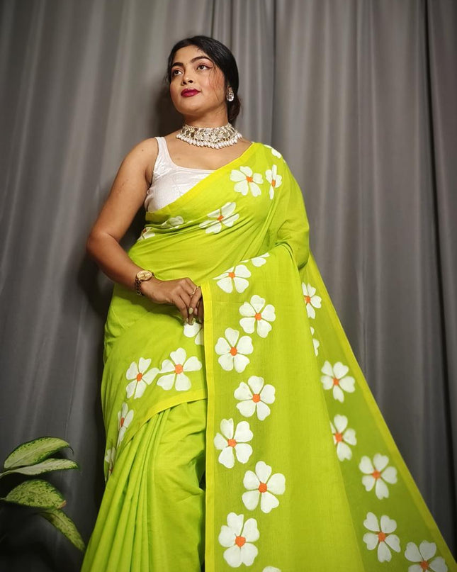Khadi Shuli Bordar Printed