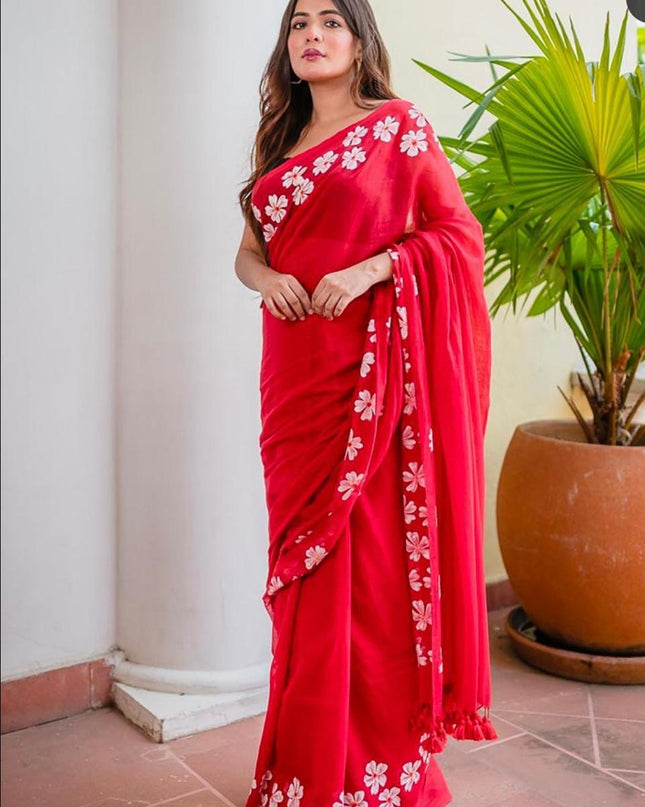 Khadi Shuli Bordar Printed