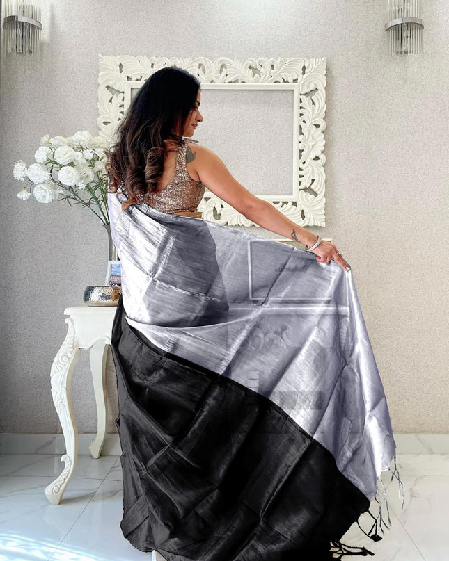 Black Tissue Cotton Raga