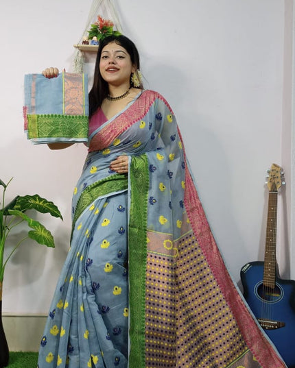 Handloom All Body Work Dhakai Jamdnai