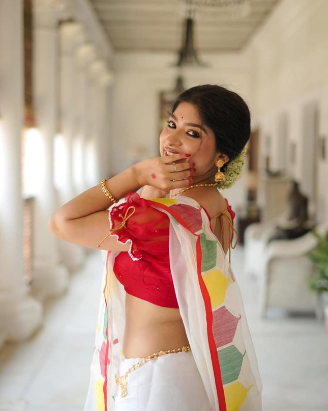 Slab khadi Super Soft Quality Saree